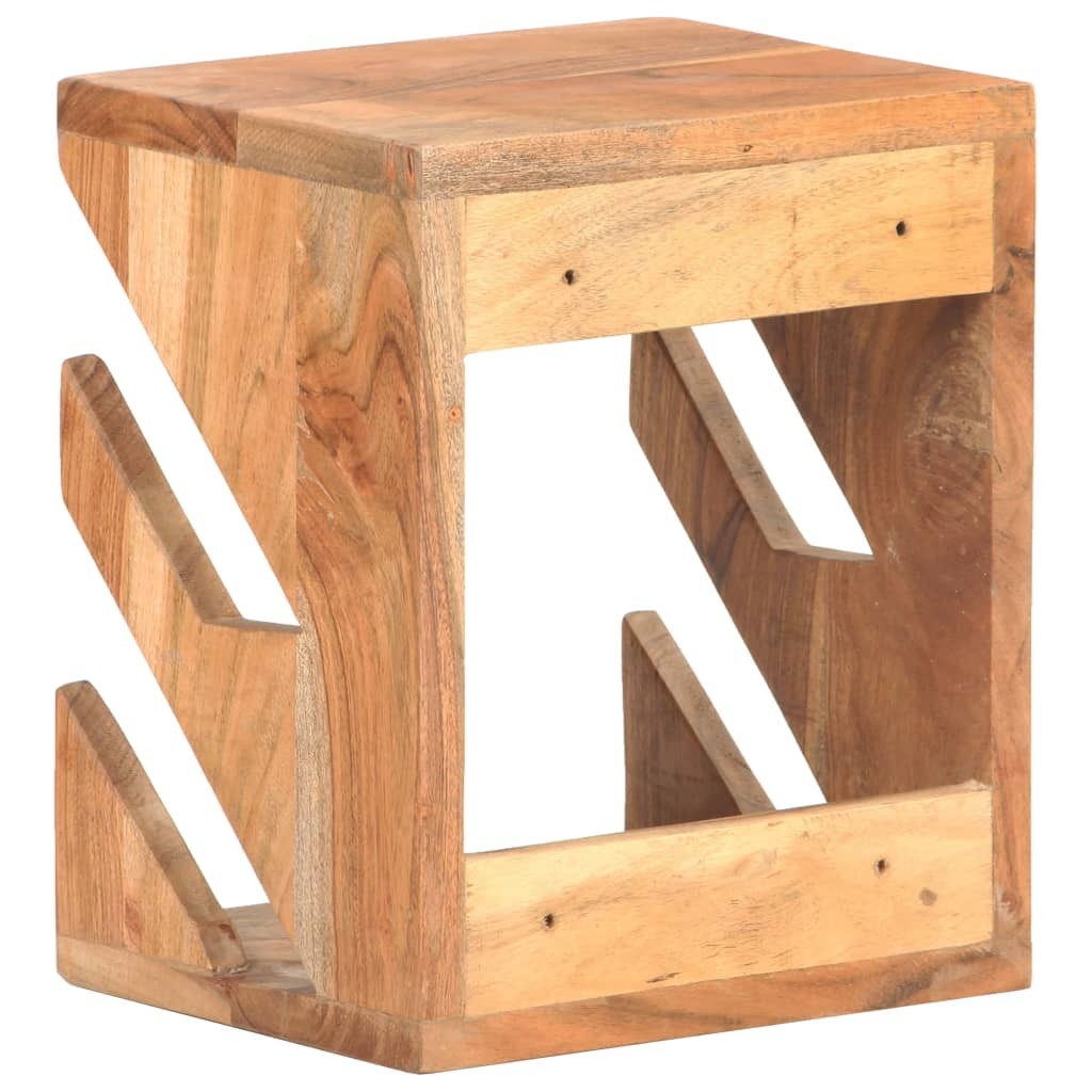 Wall Mounted Skateboard Holder 25x20x30 cm Solid Acacia Wood